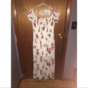 Off the shoulder floral dress